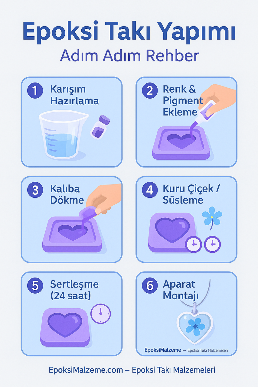 Epoksi Takı Yapımı: Başlangıç Rehberi ve Uygulama İpuçları
