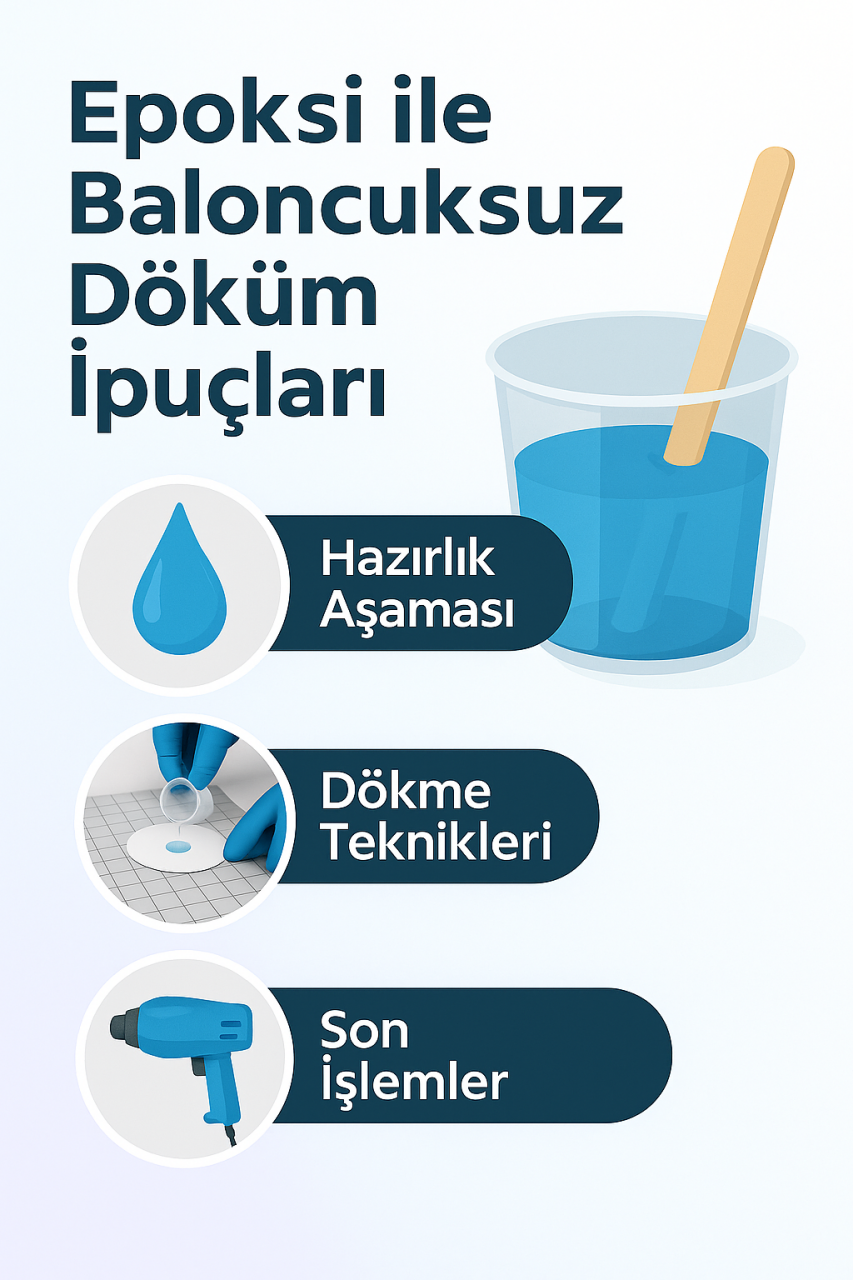 Epoksi ile Hobi ve Sanat: Renk, Derinlik ve Tasarım İpuçları