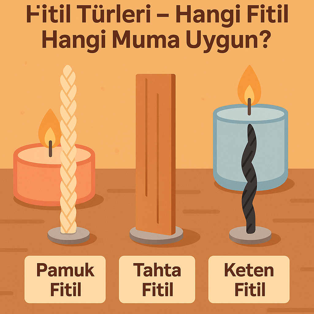 Mum Yapımında Kullanılan Fitil Türleri – Hangi Fitil Hangi Muma Uygun?