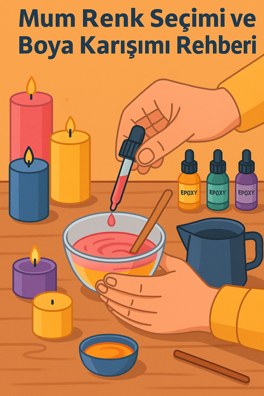 Mum Renk Seçimi ve Boya Karışımı Rehberi