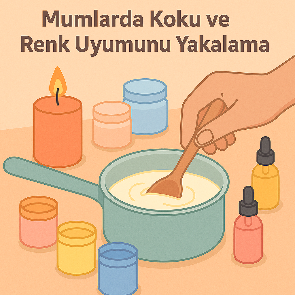 Mumlarda Koku ve Renk Uyumunu Yakalama: Estetik Dengede Ustalaşın