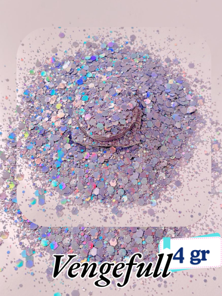 Epoksi- Mum-Makyaj-Tırnak-Sabun Simi Pulu Vengefull