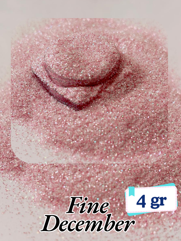 Epoksi- Mum-Makyaj-Tırnak-Sabun Simi Pulu Fine December 4 gr