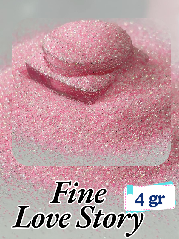 Epoksi- Mum-Makyaj-Tırnak-Sabun Simi Pulu Fine Love Story 4 gr