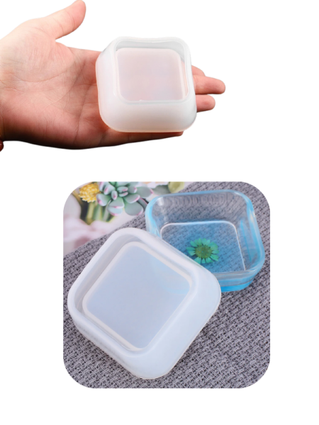 Epoksi Mum Alçı Kare Kase Kalıbı