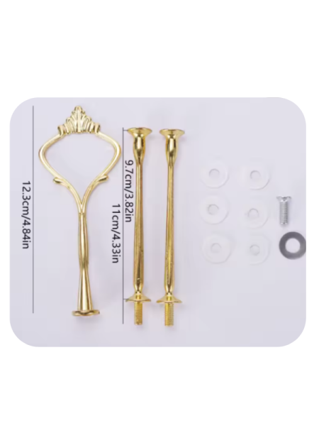 Epoksi Reçine 3 Katlı Sunumluk Aparatı Seti