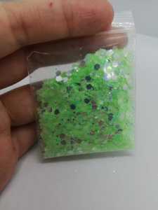 Epoksi Chunky Glitters Baby Green 5 gr
