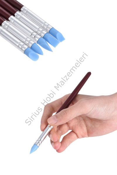 Epoksi Silikon Uçlu Tasarım Kalemleri 5 Adet