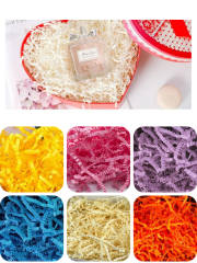 Turuncu Zigzag Kırpık Kağıt-Kutu İçi Süsleme Malzemeleri 100 gr