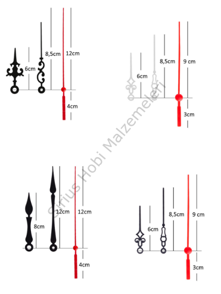 Saat Mekanizması Seti