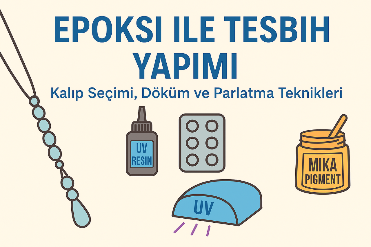 Epoksi ile Tesbih Yapımı: Kalıp Seçimi, Döküm ve Parlatma Teknikleri