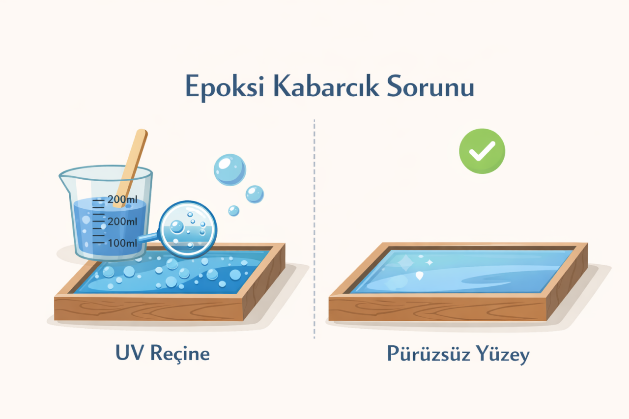 Epoksi Reçinede Kabarcık Oluşmasının Nedenleri ve Kalıcı Çözümler