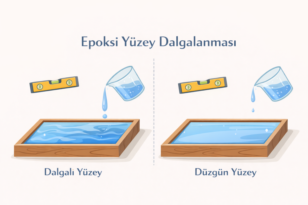 Epoksi Reçine Dökümünde Yüzey Dalgalanması Neden Olur?