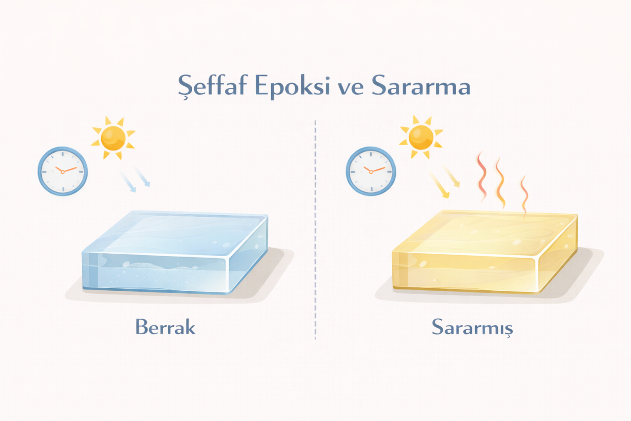 Şeffaf Epoksi Neden Sararır? Sararmayı Etkileyen Faktörler