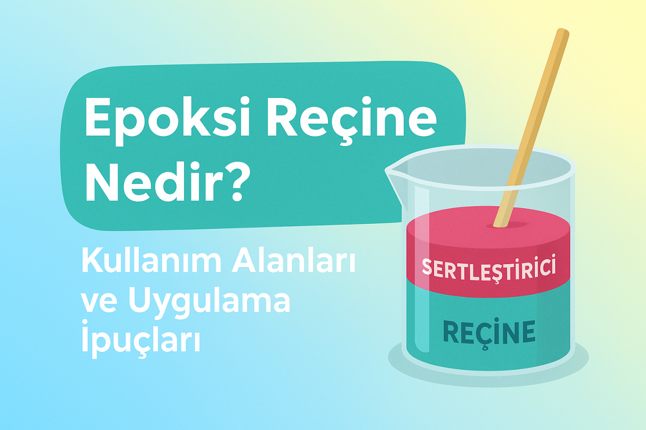 Epoksi Reçine Nedir? Kullanım Alanları ve Uygulama İpuçları
