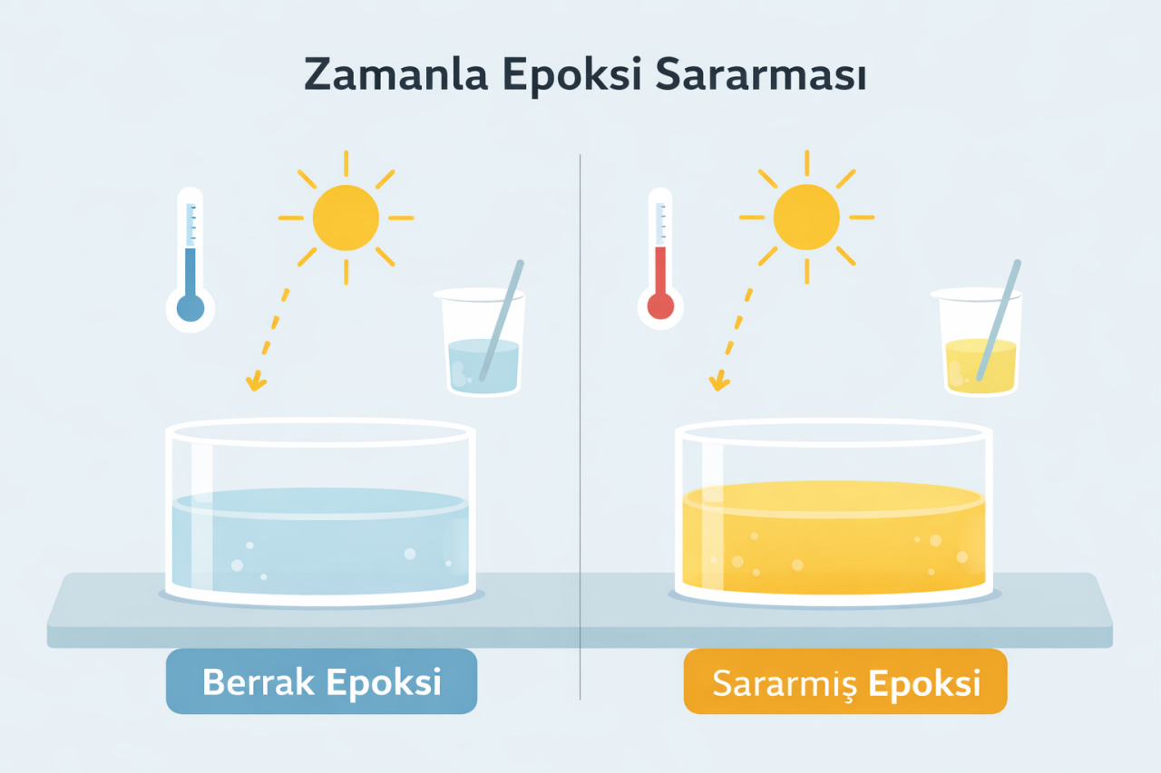 Epoksi Reçine Neden Sararır? Gerçek Sebepler ve Kalıcı Önlemler