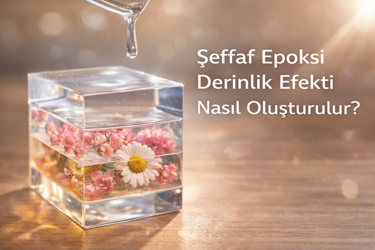 Şeffaf Epoksi ile Derinlik Efekti Nasıl Oluşturulur?