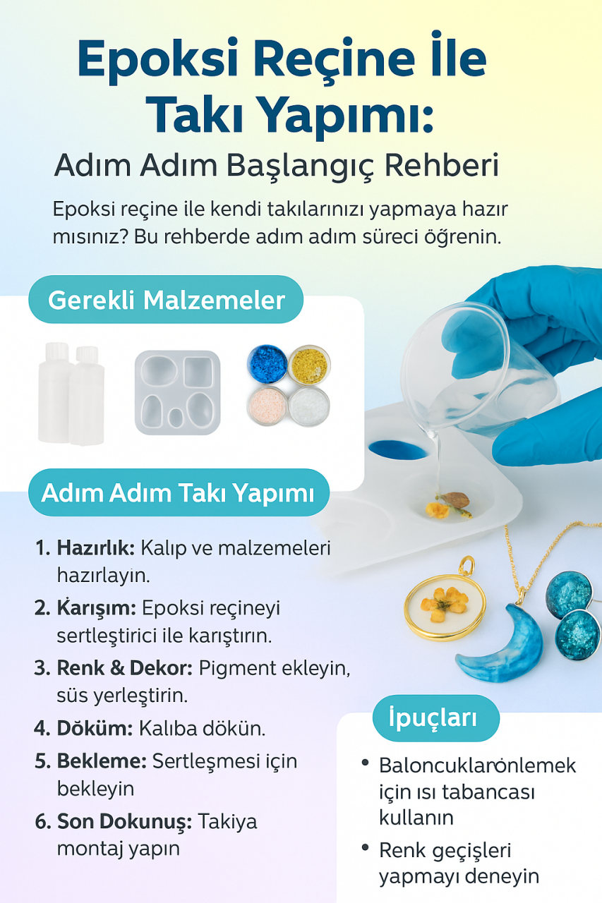 Epoksi Reçine ile Takı Yapımı: Adım Adım Başlangıç Rehberi