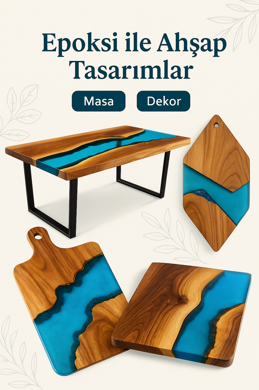 Epoksi ile Ahşap Tasarımlar: Doğal ve Modern Birleşim