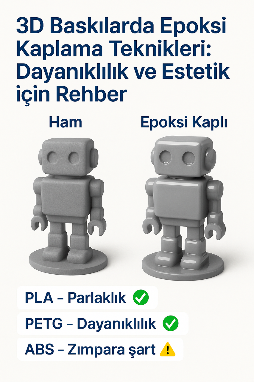3D Baskılarda Epoksi Kaplama Teknikleri: Dayanıklılık ve Estetik için Rehber