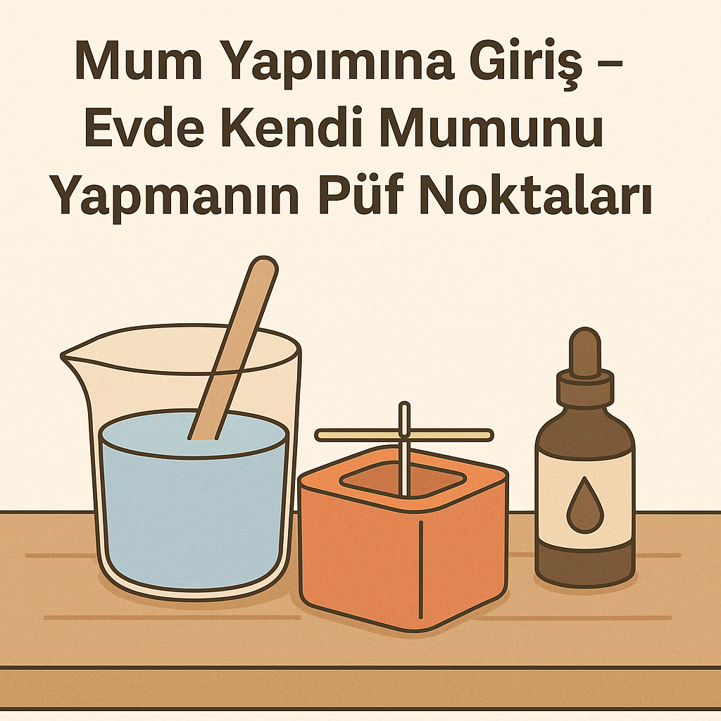 Mum Yapımına Giriş – Evde Kendi Mumunu Yapmanın Püf Noktaları