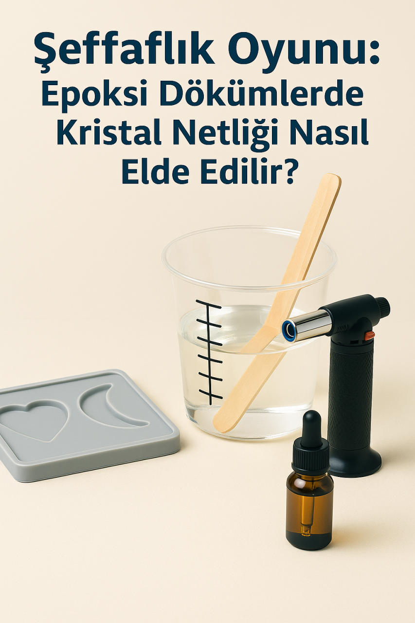 Şeffaflık Oyunu: Epoksi Dökümlerde Kristal Netliği Nasıl Elde Edilir?