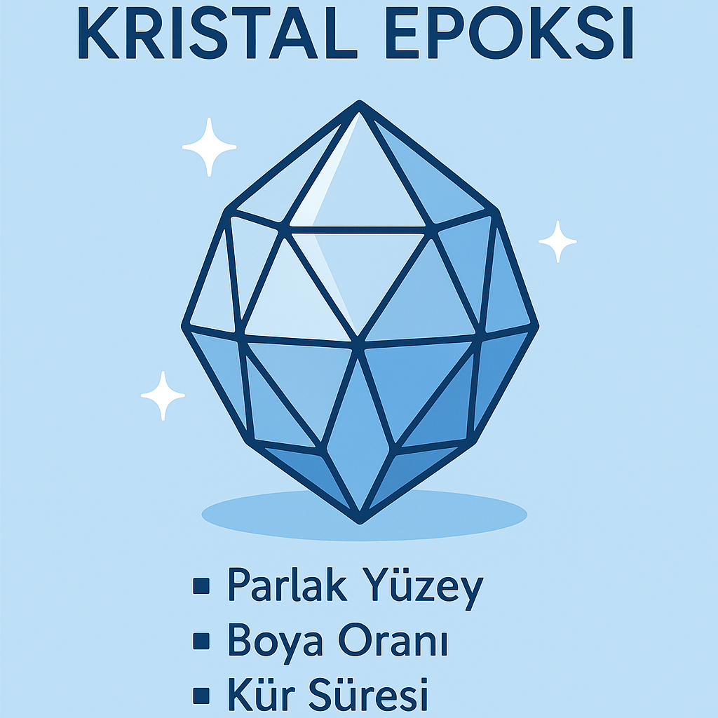 Kristal/Elmas Kesim Efektli Epoksi Obje Nasıl Yapılır? (Parlak Yüzey, Net Kenarlar)