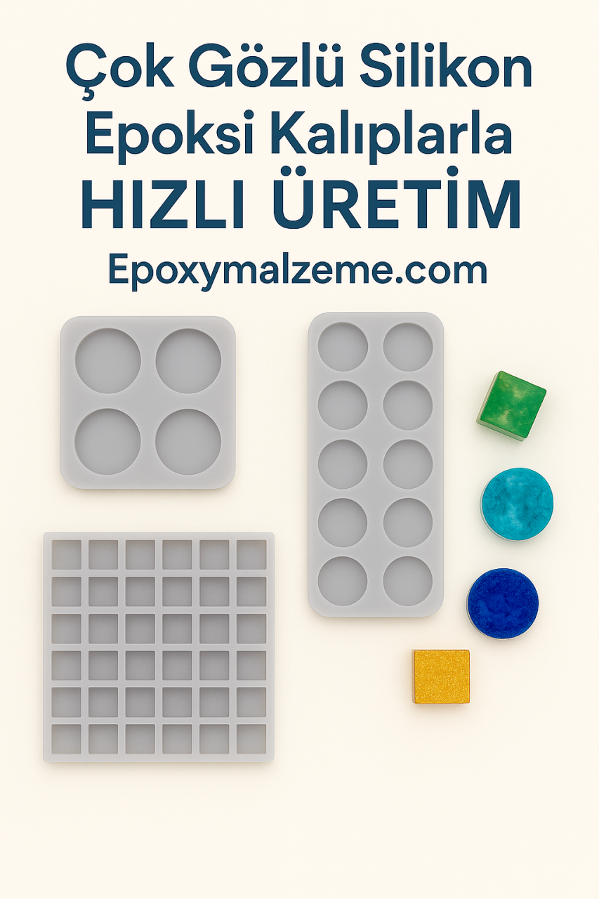 Hızlı Seri Üretim için Çok Gözlü Silikon Epoksi Kalıplar: 6/10/24 Gözlü Modeller ile Neler Yapılır?