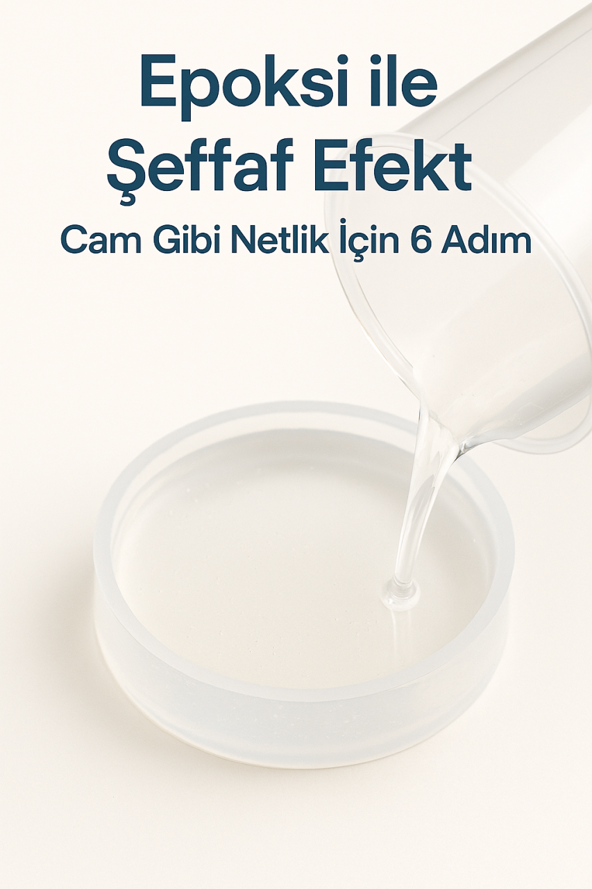 Epoksi ile Şeffaf Efekt Nasıl Yapılır? Cam Gibi Netlik İçin 6 Altın Kural