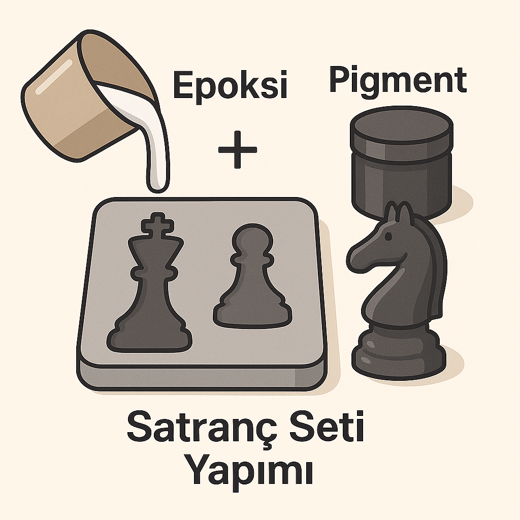 Epoksi Satranç Seti Yapımı: Kalıplar, Pigmentler ve Profesyonel Teknikler