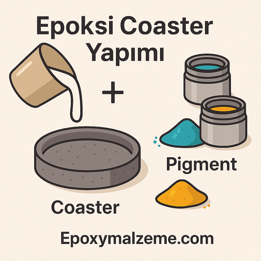 Epoksi Coaster Yapımı | Modern, Şık ve Dayanıklı Bardak Altlıkları