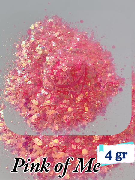 Epoksi- Mum-Makyaj-Tırnak-Sabun Simi Pulu Pink of Me 4 gr