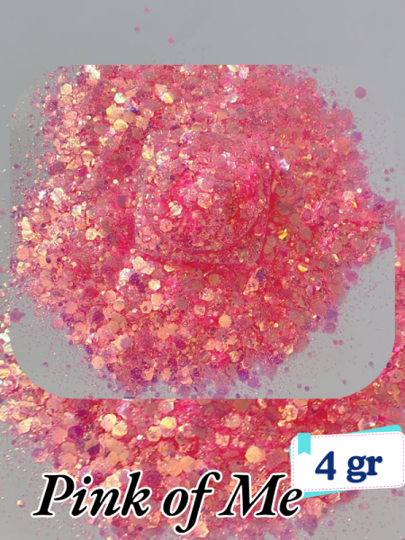 Epoksi- Mum-Makyaj-Tırnak-Sabun Simi Pulu Pink of Me 4 gr