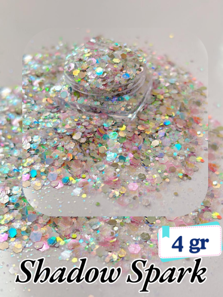 Epoksi- Mum-Makyaj-Tırnak-Sabun Simi Pulu Shadow Spark 4 gr