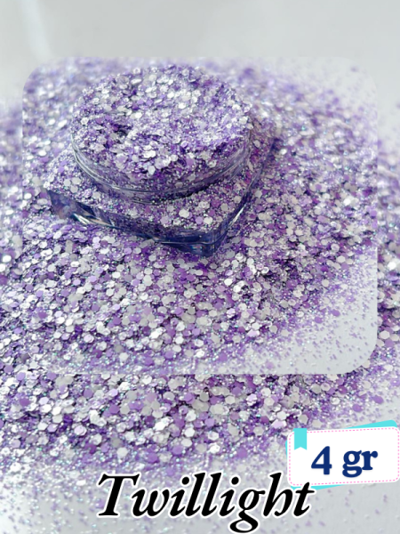 Epoksi- Mum-Makyaj-Tırnak-Sabun Simi Pulu Twilight 4 gr