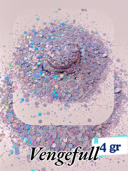 Epoksi- Mum-Makyaj-Tırnak-Sabun Simi Pulu Vengefull