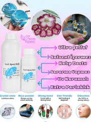 Craft Resin İnce Döküm Epoksi Reçine – Takı, Kalıp ve Hobi Uygulamaları İçin Şeffaf Reçine 1.5 kg