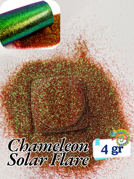 Epoksi- Mum-Makyaj-Tırnak-Sabun Simi Pulu Fine Chameleon Solar Flare 4 gr