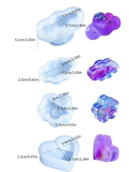 Epoksi Reçine Alçı Not Tutucu Kalıpları