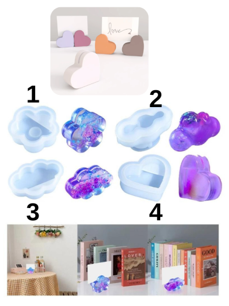 Epoksi Reçine Alçı Not Tutucu Kalıpları