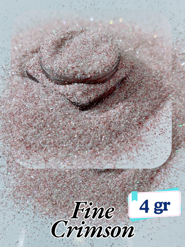 Epoksi- Mum-Makyaj-Tırnak-Sabun Simi Pulu Fine Chrimson 4 gr