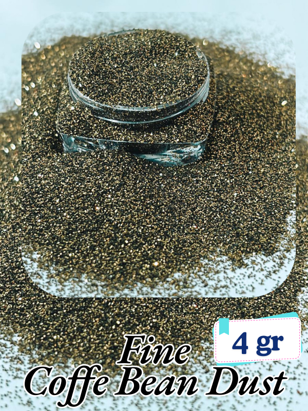 Epoksi- Mum-Makyaj-Tırnak-Sabun Simi Pulu Fine Coffee Bean Dust 4 gr