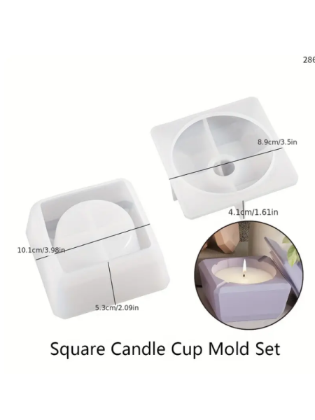 Epoksi Alçı Mum Kutusu Kalıpları