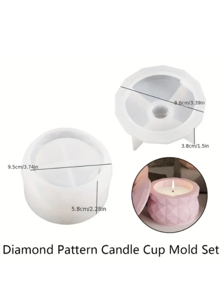 Epoksi Alçı Mum Kutusu Kalıpları