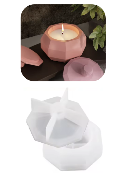 Epoksi Alçı Mum Kutusu Kalıpları