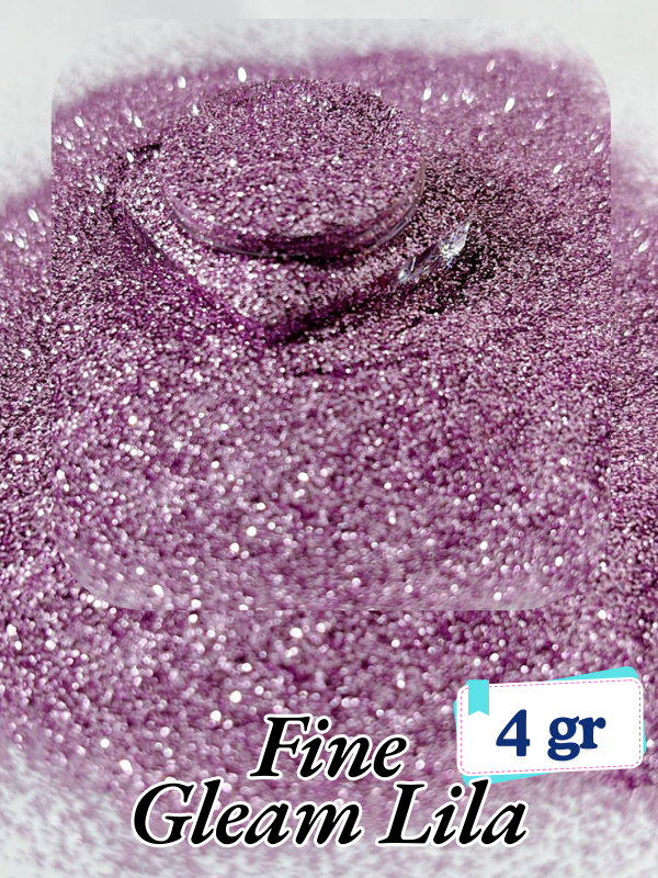 Epoksi- Mum-Makyaj-Tırnak-Sabun Simi Pulu Fine Gleam Lila 4 gr