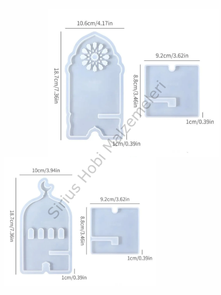 Epoksi Telefon Tutacağı Silikon Kalıbı | Dekoratif Ayaklı Telefon Standı Kalıbı