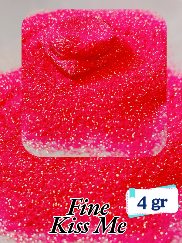 Epoksi- Mum-Makyaj-Tırnak-Sabun Simi Pulu Fine Kiss Me 4 gr