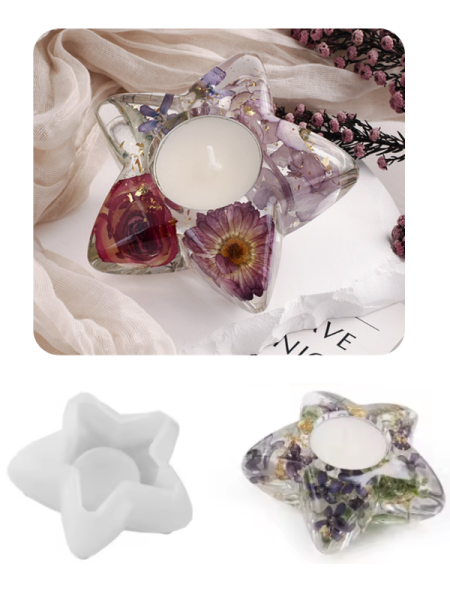 Epoksi Mum Alçı Modern Mumluk Kalıpları