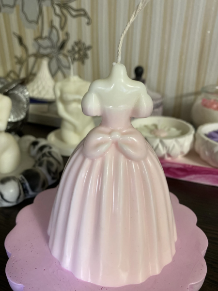 Epoksi Mum Alçı  3D Gelinlik Kalıbı